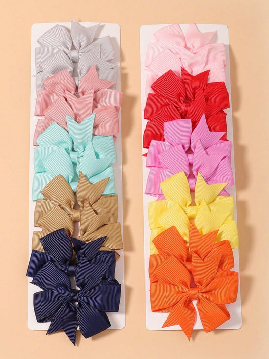 Juego de 20 piezas/1 paquete de pinzas para el cabello estampadas - Quierox - Tienda Online