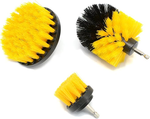 Juego de 3 cepillos para taladro, kit de herramientas de limpieza Power Scrubber Wash - Quierox - Tienda Online