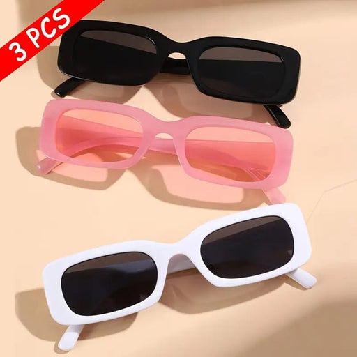 Juego de 3 Gafas Cuadradas Modernas y Elegantes - Quierox - Tienda Online