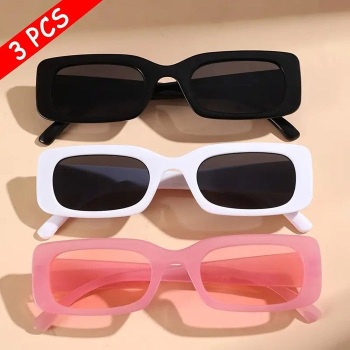 Juego de 3 Gafas Cuadradas Modernas y Elegantes - Quierox - Tienda Online