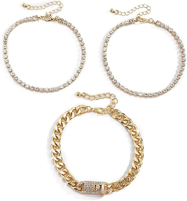 Juego de 3 Tobillera para mujer - Quierox - Tienda Online