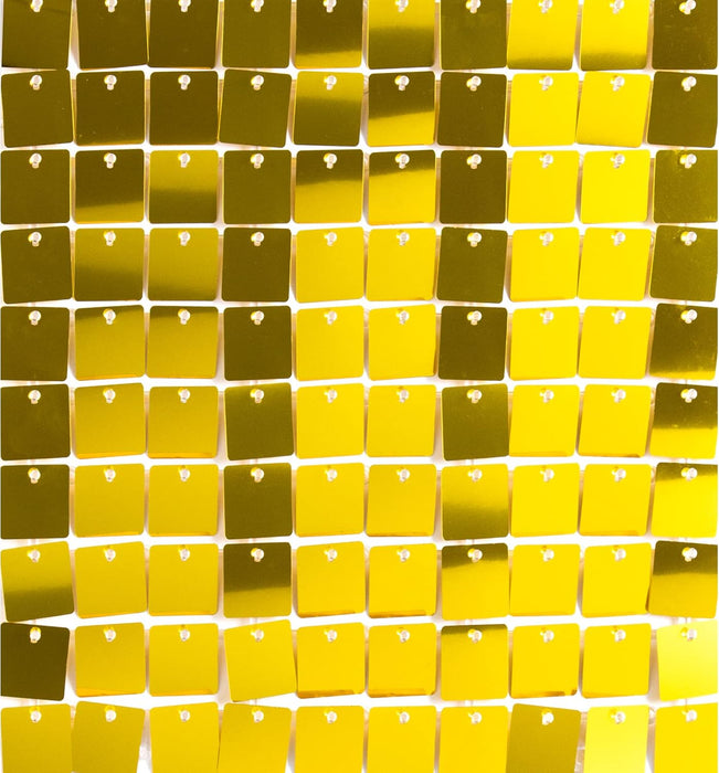 Juego de 36 paneles de fondo de pared de lentejuelas doradas brillantes - Quierox - Tienda Online