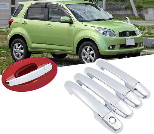 Juego de 4 Cubiertas Cromadas para Manijas de Puerta para vehiculo - Quierox - Tienda Online