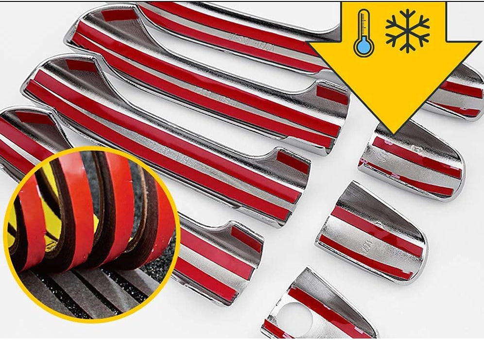 Juego de 4 Cubiertas Cromadas para Manijas de Puerta para vehiculo - Quierox - Tienda Online