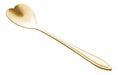 Juego de 4 cucharillas de té Corazón Dorado - Quierox - Tienda Online