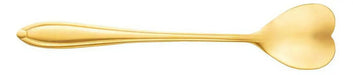 Juego de 4 cucharillas de té Corazón Dorado - Quierox - Tienda Online