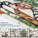 Juego de 4 fundas de cojín en gris y blanco con copos de nieve y ciervo 45 x 45 cm - Quierox - Tienda Online