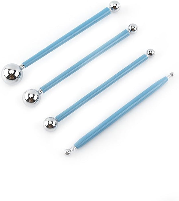 Juego de 4 herramientas de modelado con bolas de 8 bolas de acero inoxidable - Quierox - Tienda Online