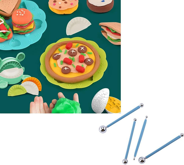 Juego de 4 herramientas de modelado con bolas de 8 bolas de acero inoxidable - Quierox - Tienda Online