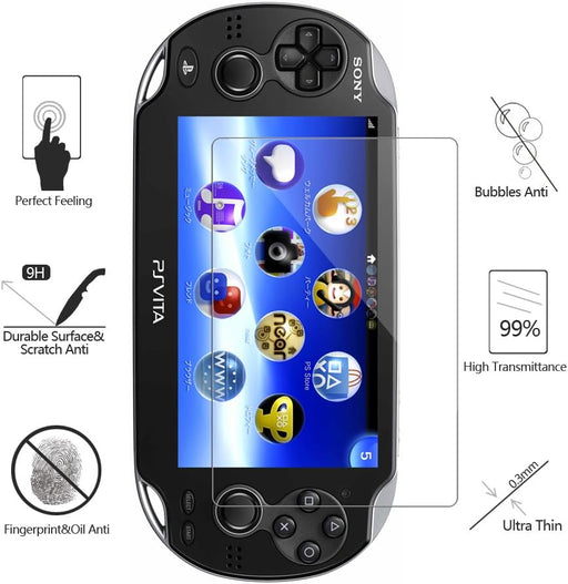 Juego de 4 protectores de visualización para Sony PlayStation Vita 1000 - Quierox - Tienda Online