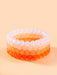 Juego de 4 pulseras de cuentas acrílicas con degradado de estilo bohemio para mujer. - Quierox - Tienda Online