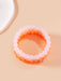 Juego de 4 pulseras de cuentas acrílicas con degradado de estilo bohemio para mujer. - Quierox - Tienda Online