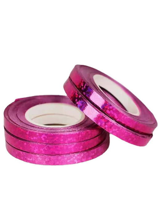 Juego de 5 cintas de plástico para globos, cuerda holográfica para atar globos, para fiestas - Quierox - Tienda Online