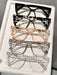 Juego de 5 gafas transparentes con montura estilo ojo de gato, elegante y minimalista. - Quierox - Tienda Online
