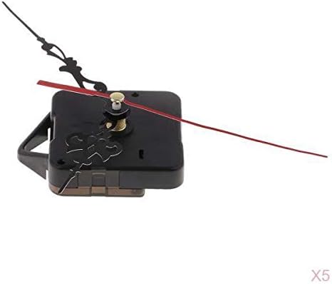 Juego de 5 mecanismos de reloj de pared de cuarzo para bricolaje en casa, con manecillas - Quierox - Tienda Online