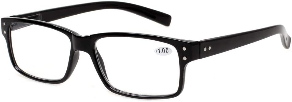 Juego de 5 pares de anteojos de lectura de calidad, con bisagras de resorte, unisex - Quierox - Tienda Online