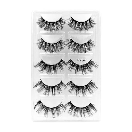 Juego de 5 pares de pestañas postizas 5D - Quierox - Tienda Online