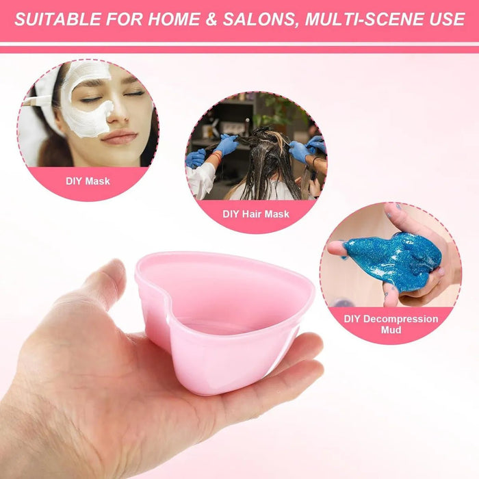 Juego De 6 Cuencos Faciales Rosa Lloussak Para Mascarillas Rosa - Quierox - Tienda Online