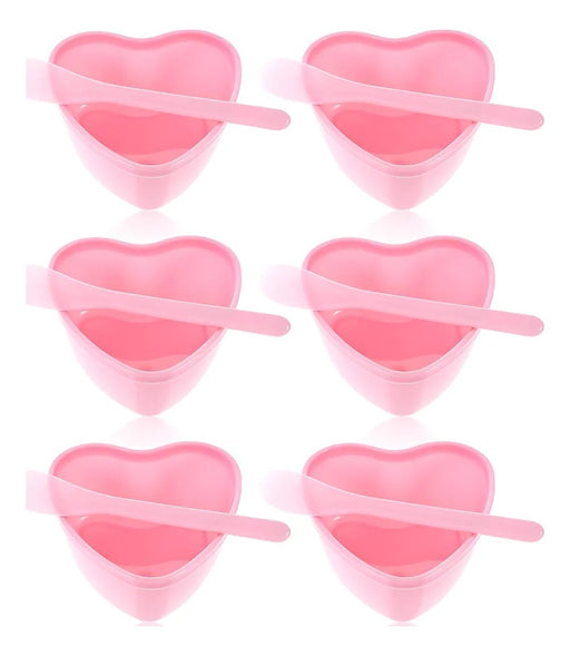 Juego De 6 Cuencos Faciales Rosa Lloussak Para Mascarillas Rosa - Quierox - Tienda Online