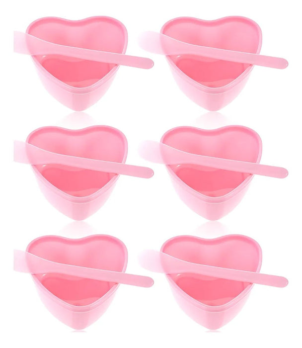 Juego De 6 Cuencos Faciales Rosa Lloussak Para Mascarillas Rosa - Quierox - Tienda Online