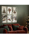 Juego de 6 lienzos navideños para pared, impresiones vintage de Papá Noel y muñeco de nieve - Quierox - Tienda Online