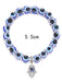 Juego de 6 pulseras de cuentas con diseño de mano de Hamsa y ojo malvado para mujer - Quierox - Tienda Online