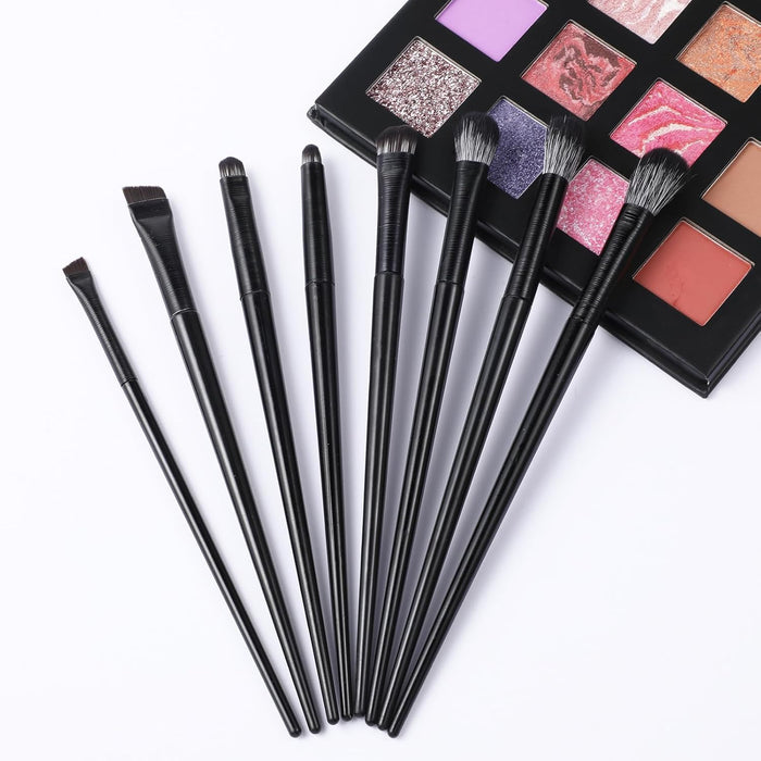 Juego de 8 brochas de maquillaje de ojos - Quierox - Tienda Online