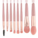 Juego de 8 brochas de maquillaje, portátil, agradable a la piel - Quierox - Tienda Online