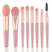 Juego de 8 brochas de maquillaje, portátil, agradable a la piel - Quierox - Tienda Online