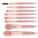 Juego de 8 brochas de maquillaje, portátil, agradable a la piel - Quierox - Tienda Online