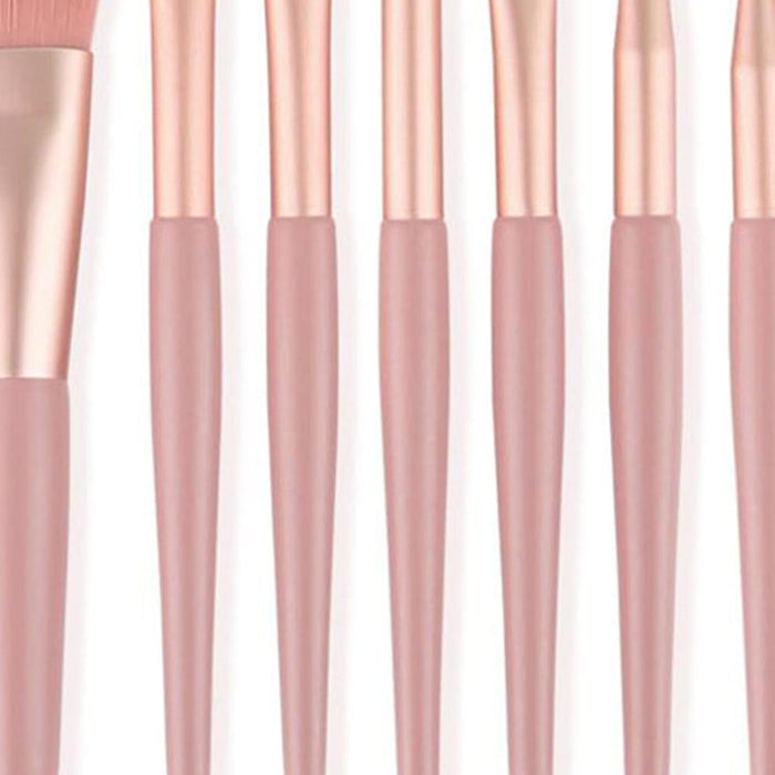 Juego de 8 brochas de maquillaje, portátil, agradable a la piel - Quierox - Tienda Online
