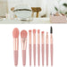 Juego de 8 brochas de maquillaje, portátil, agradable a la piel - Quierox - Tienda Online