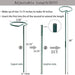 Juego de 8 estacas de soporte para plantas de interior y exterior, ideales para jardín y flores. - Quierox - Tienda Online
