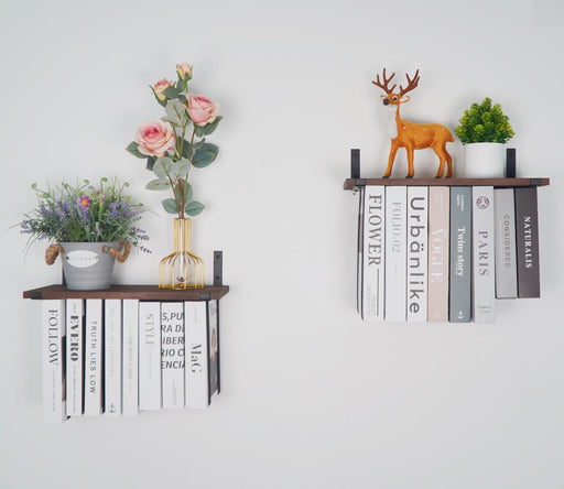 Juego de 8 estanterías flotantes – Estantería de pared, flotantes invisibles montados en la pared - Quierox - Tienda Online