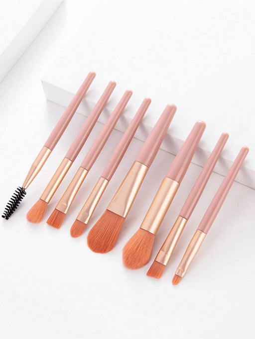 Juego de 8 mini brochas de maquillaje - Quierox - Tienda Online