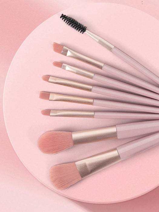 Juego de 8 mini brochas de maquillaje - Quierox - Tienda Online