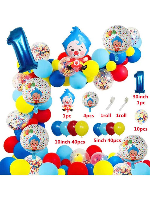 Juego de 98 globos de látex con forma de arco de payaso - Quierox - Tienda Online