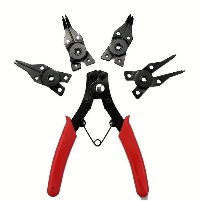 Juego de alicates para anillos de retención 4 en 1, alicates para anillos de presión - Quierox - Tienda Online