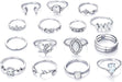 Juego de anillos, 15 unids/set bohemio para mujer - Quierox - Tienda Online
