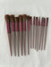 Juego de brochas de maquillaje de color café con leche de 13 piezas - Quierox - Tienda Online