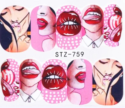 Juego de calcomanías para uñas - Quierox - Tienda Online