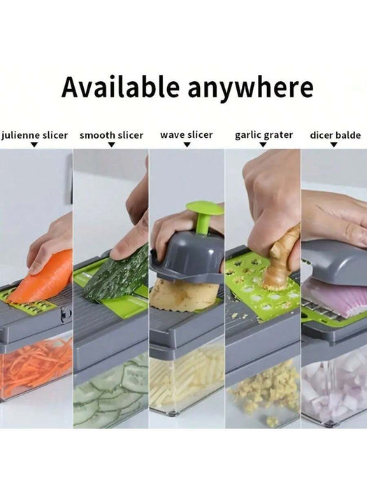 Juego De Cortador De Verduras De 16 Piezas - Quierox - Tienda Online