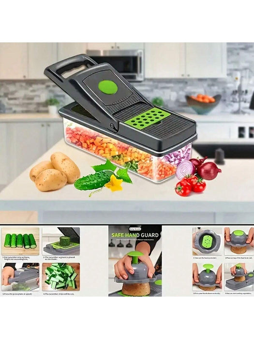 Juego De Cortador De Verduras De 16 Piezas - Quierox - Tienda Online