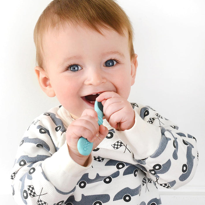 Juego de cucharas de silicona PrimaStella para bebés y niños pequeños - Quierox - Tienda Online