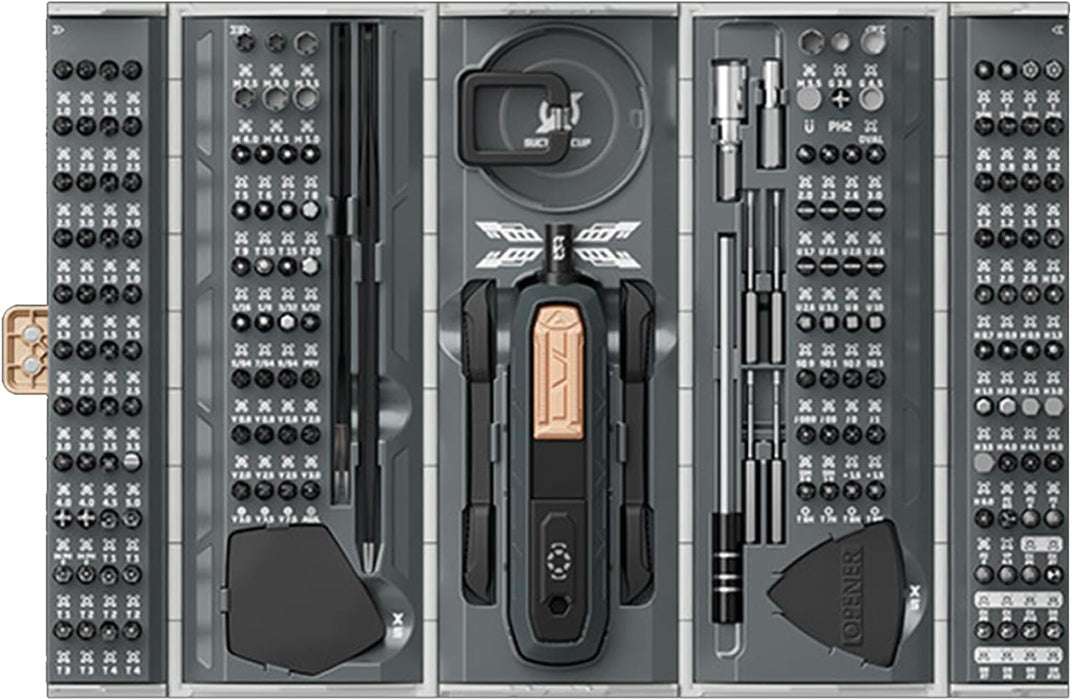 Juego de destornilladores 180 en 1 con caja de almacenamiento magnética - Quierox - Tienda Online