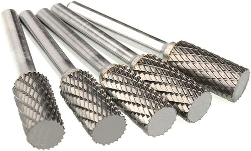 Juego de fresas de carburo de tungsteno SA - 5 lima de fresas rotativas de doble corte - Quierox - Tienda Online