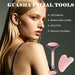 Juego de herramientas de masaje facial y rodillos, masajeador facial para cara - Quierox - Tienda Online