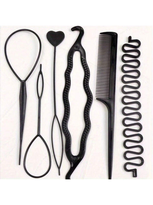 Juego De Herramientas De Peinado Para Mujer, Accesorios Para El Cabello, 6 Uds. - Quierox - Tienda Online