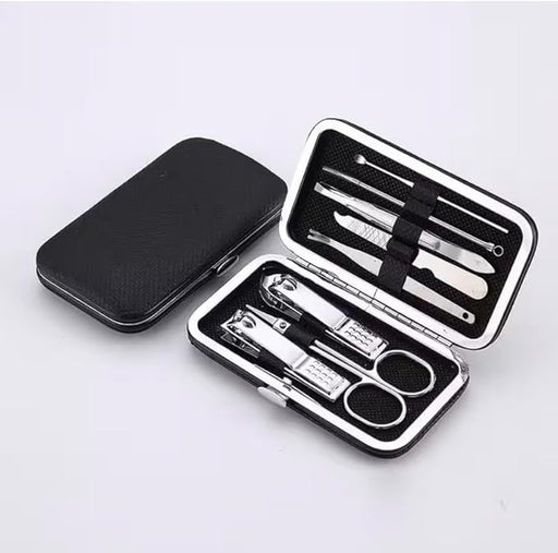 Juego de manicura para cortaúñas y pedicura, 8 piezas de acero inoxidable - Quierox - Tienda Online