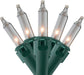 Juego de mini luces navideñas transparentes de 450 unidades, cable verde de 92 pies - Quierox - Tienda Online